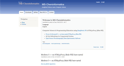 Desktop Screenshot of ms-cheminfo.com