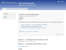 Tablet Screenshot of ms-cheminfo.com
